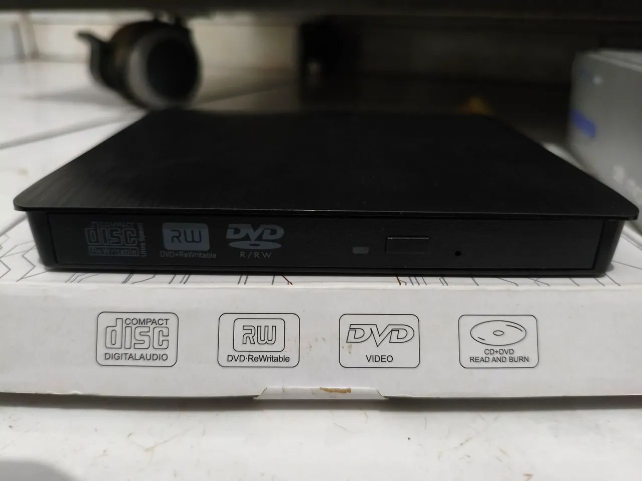 Leitora de cd e dvd externo  - Foto 4