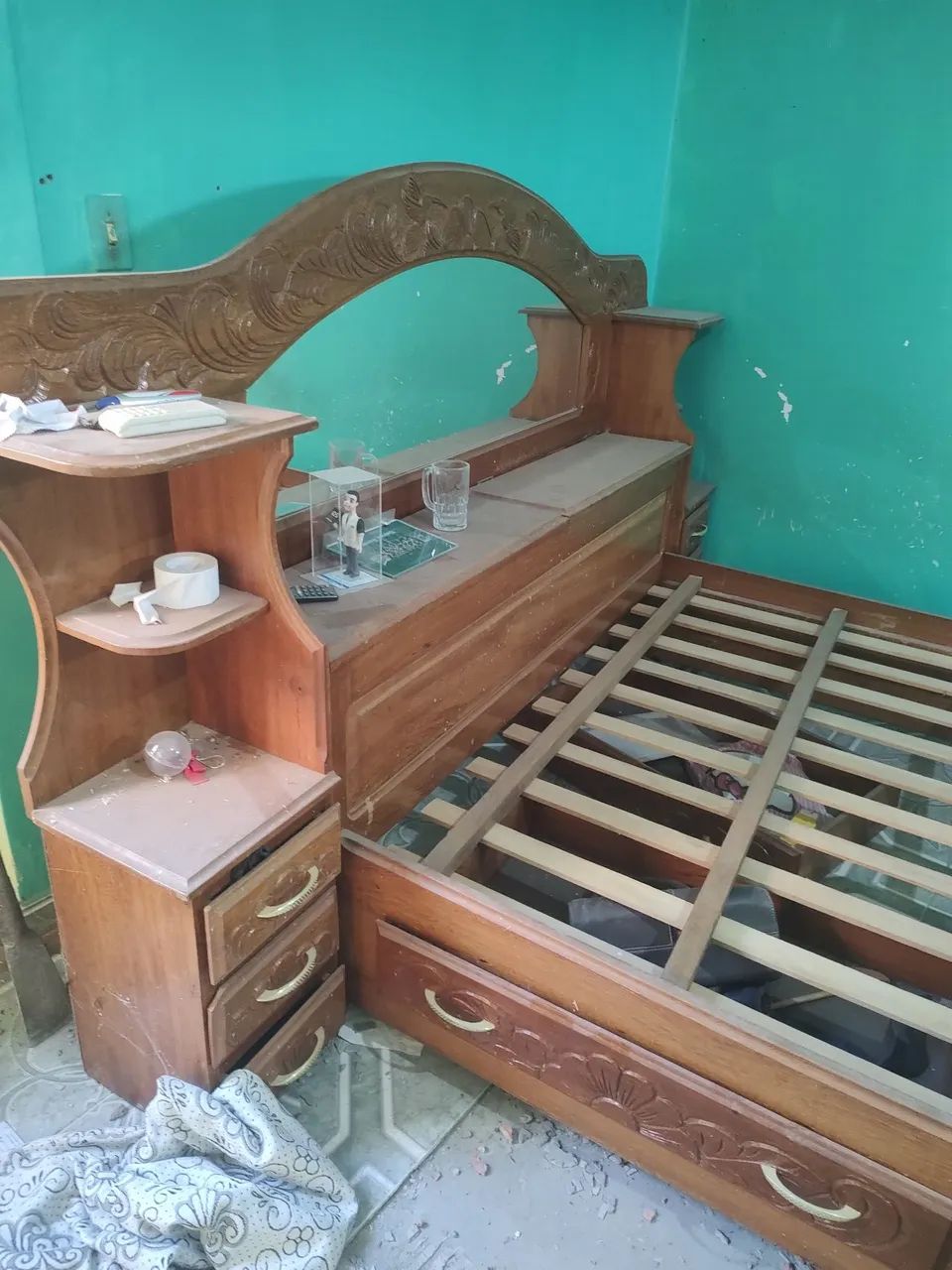 Cama de madeira casal  - Foto 5