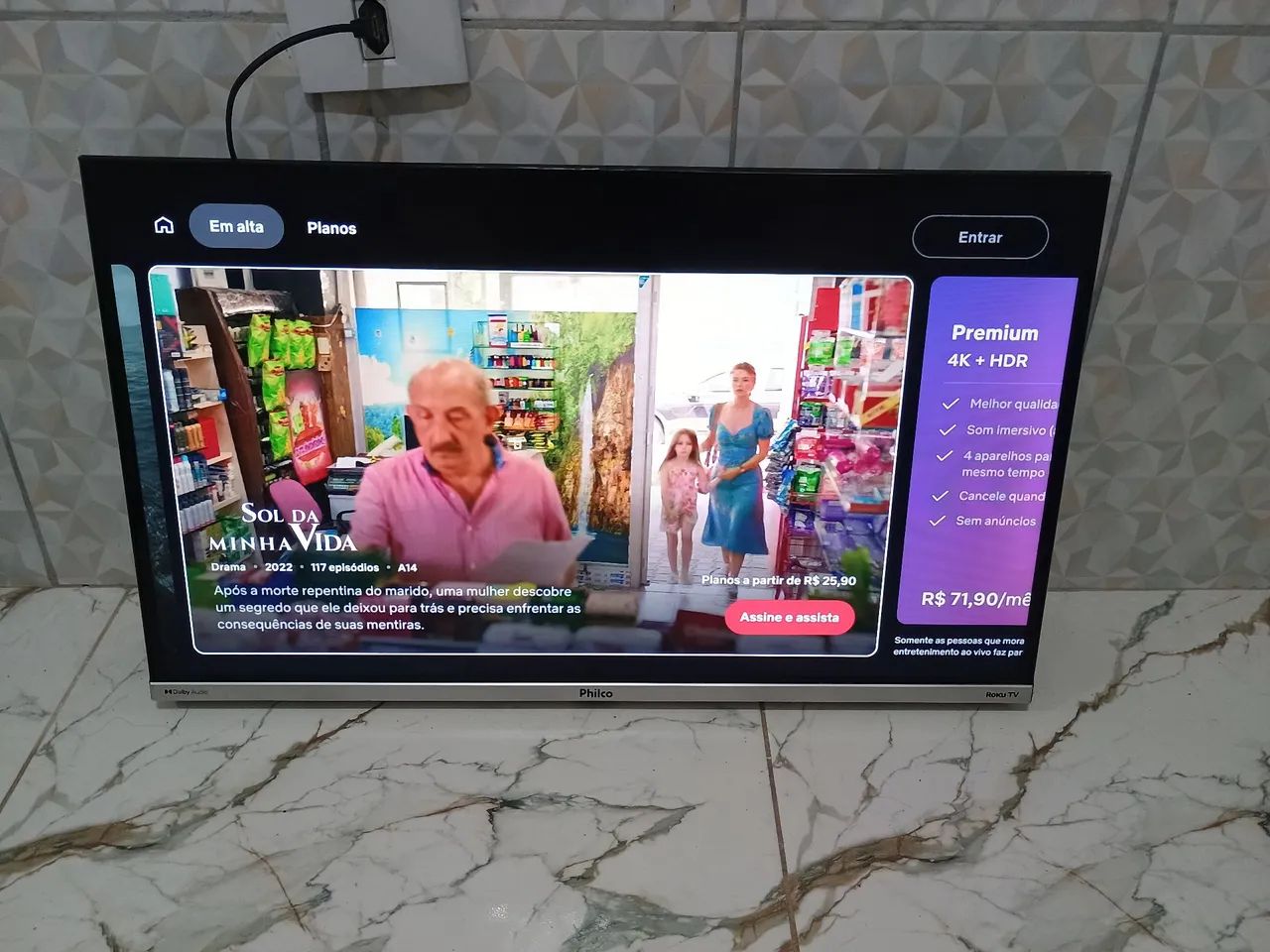 Tv Philco 32 polegadas smart roku tv Dolby áudio  - Foto 3