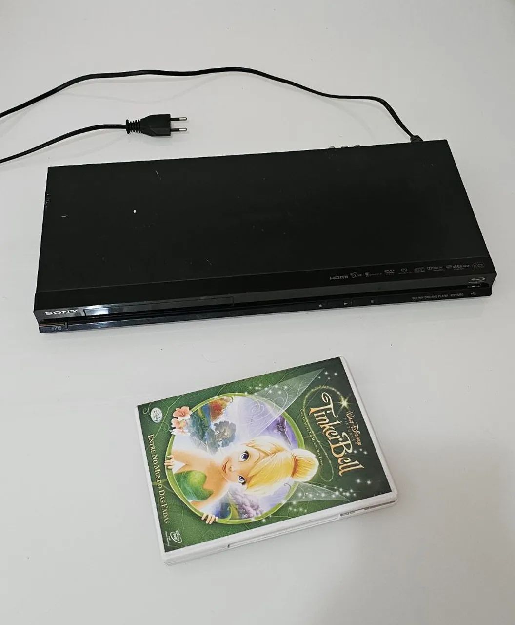 Blu-ray e DVD Player Sony BDP-S380 Funcionando