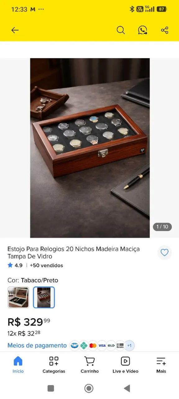 3 caixas de relógios  - Foto 5
