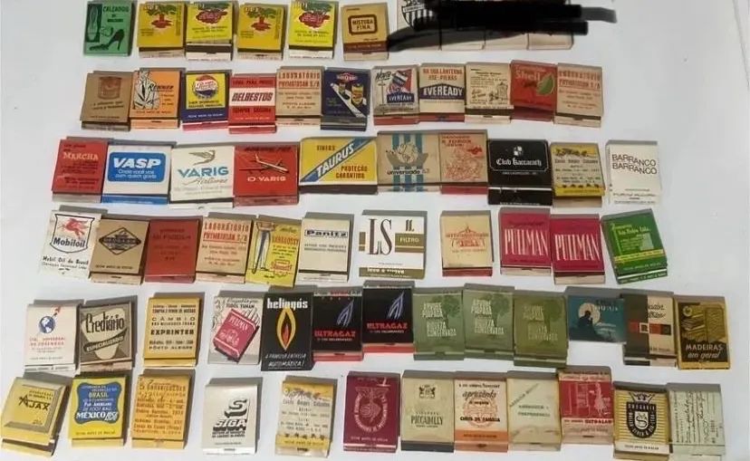 Lot of 63 Vintage Matchboxes (with matches)