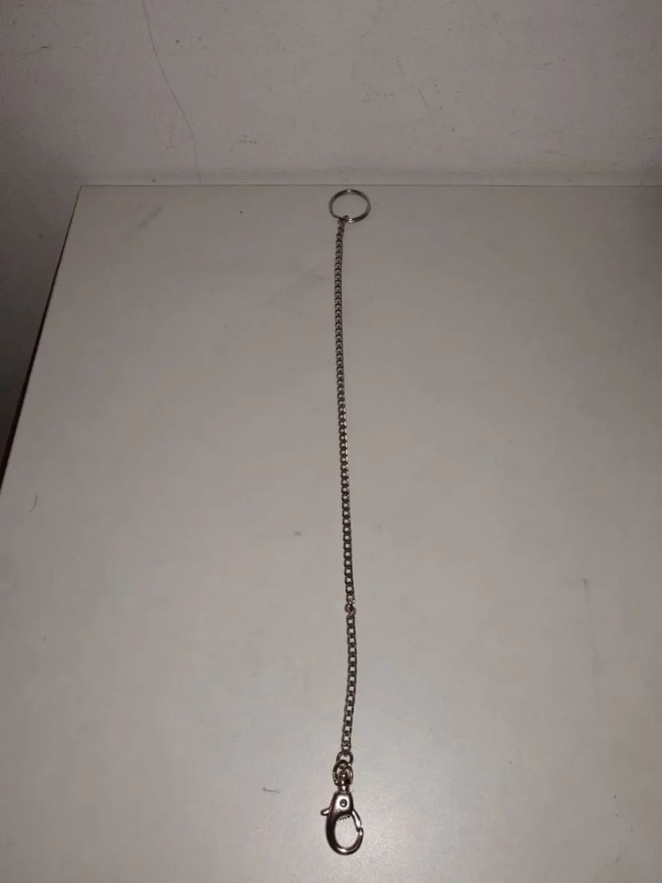 Chaveiro de corrente com gancho metálico  - Foto 2