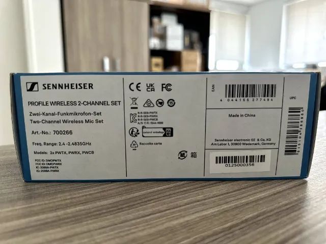 Sennheiser Profile Wireless 2 Canais - NOVO LACRADO - Microfones e