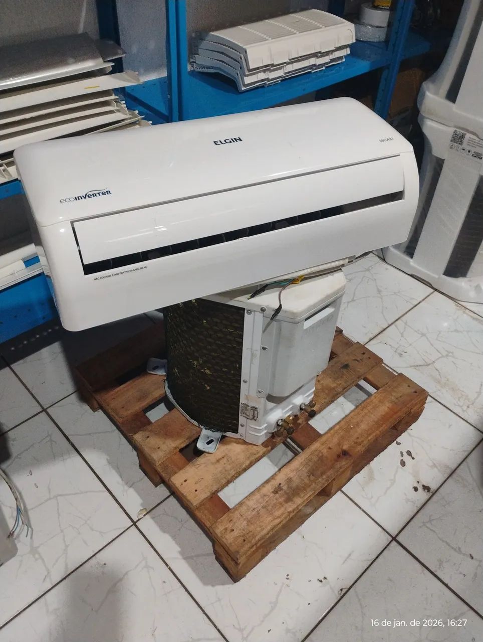 AR CONDICIONADO COMPLETO 9000BTU SPLIT 220V ECOPOWER - Foto 2