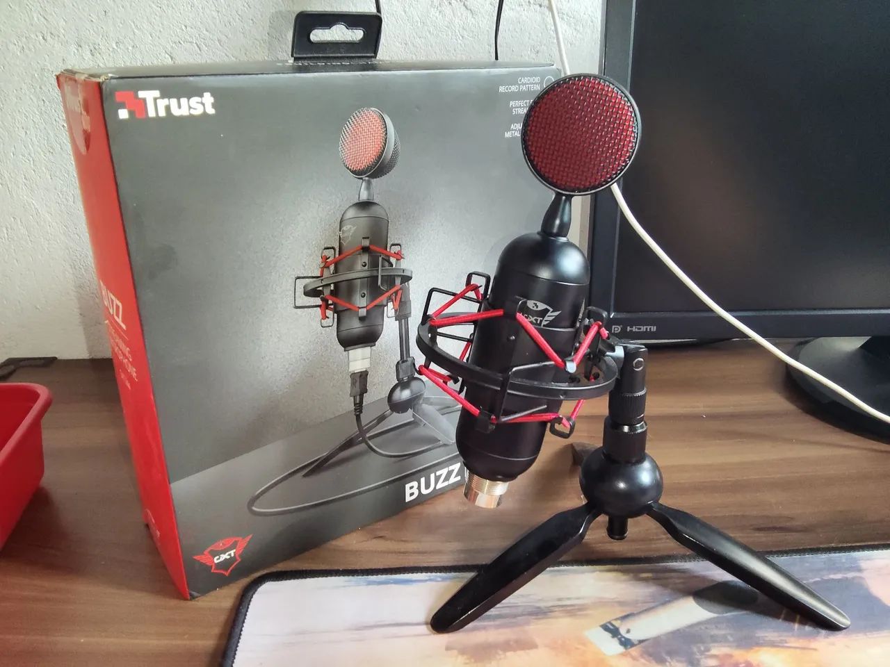 Microfone gamer USB Trust buss gxt244 - Foto 4