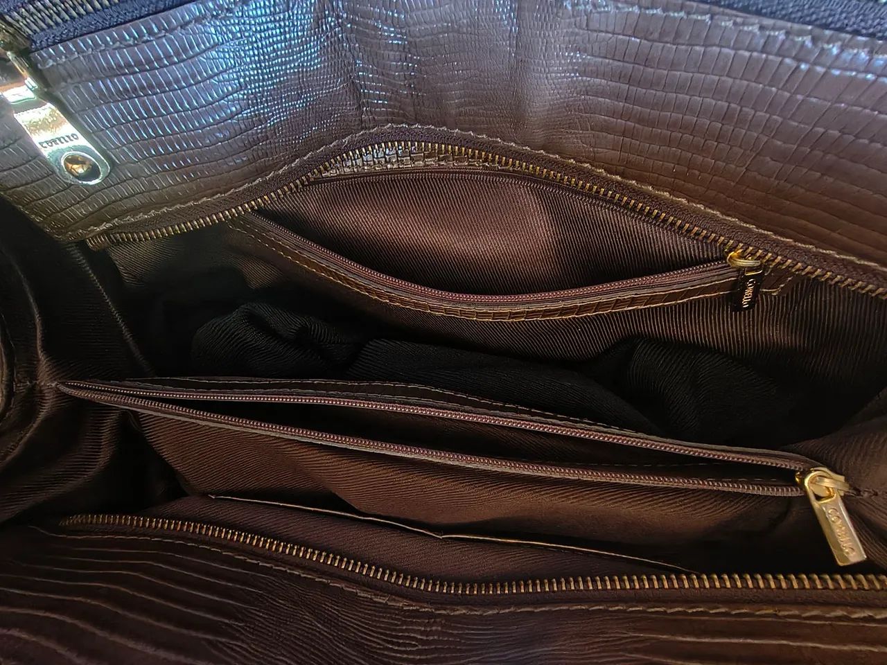Bolsa marrom  clássica  - Foto 2