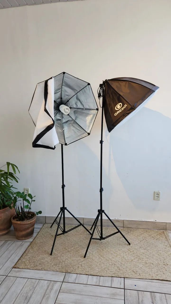 Kit Iluminação 02 Octabox Greika 