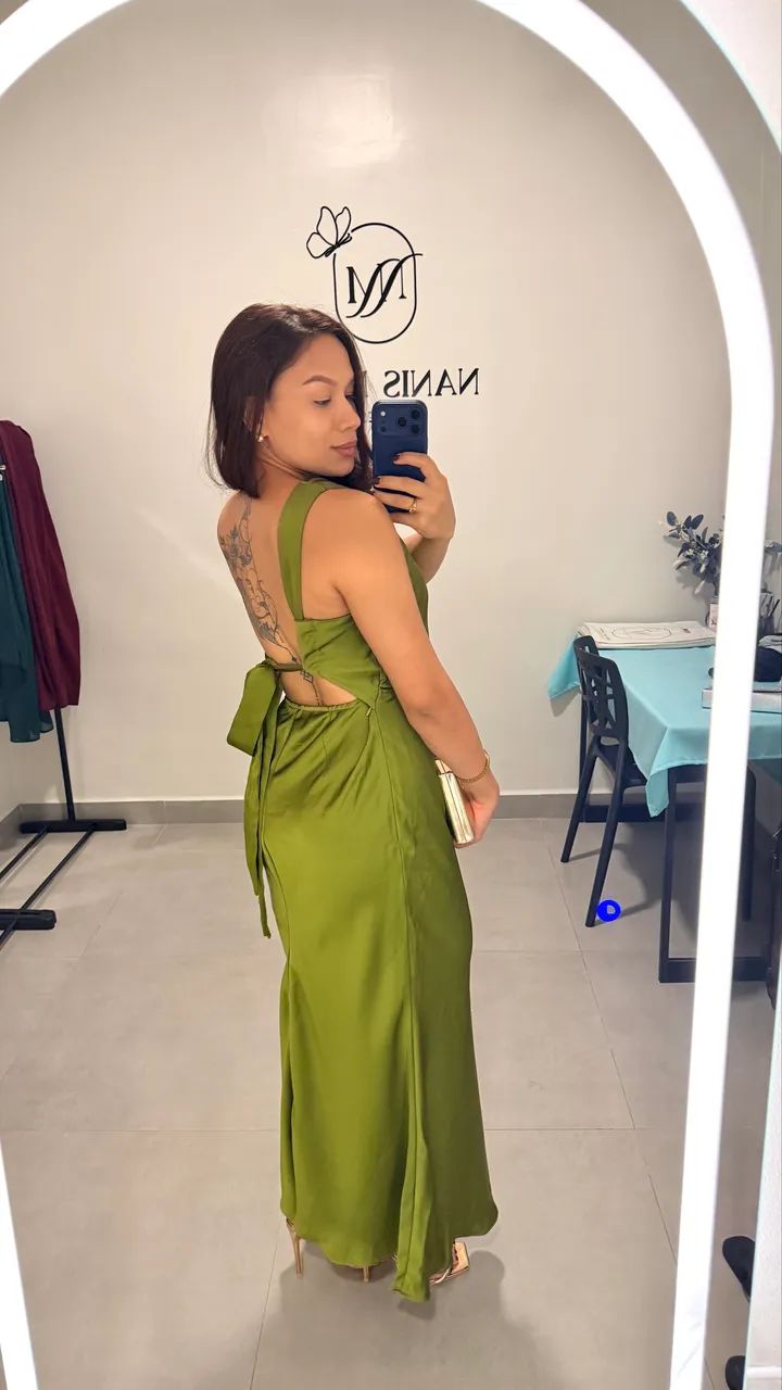 Vestido de festa verde  - Foto 2