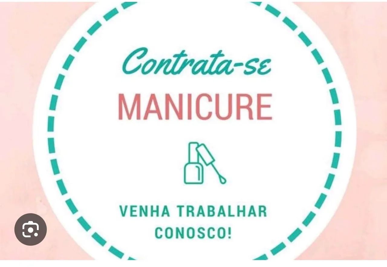 VAGA PARA MANICURE E NAIL DESIGNER