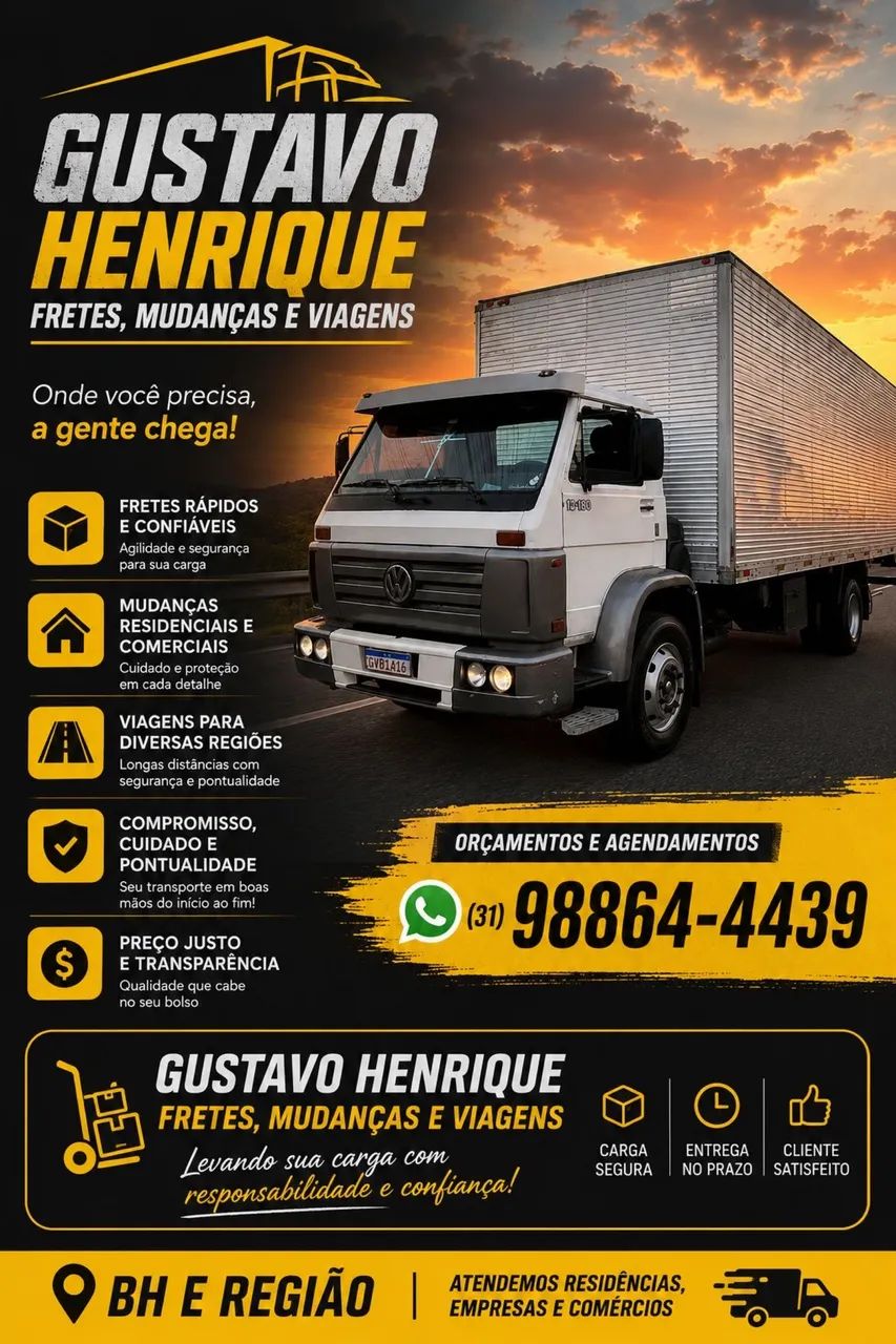 Fretes e mudanças viagens agregasse tb