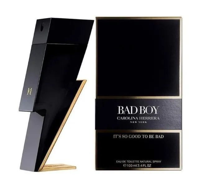 Perfume Carolina Herrera Bad Boy 100ml Original - Foto 2