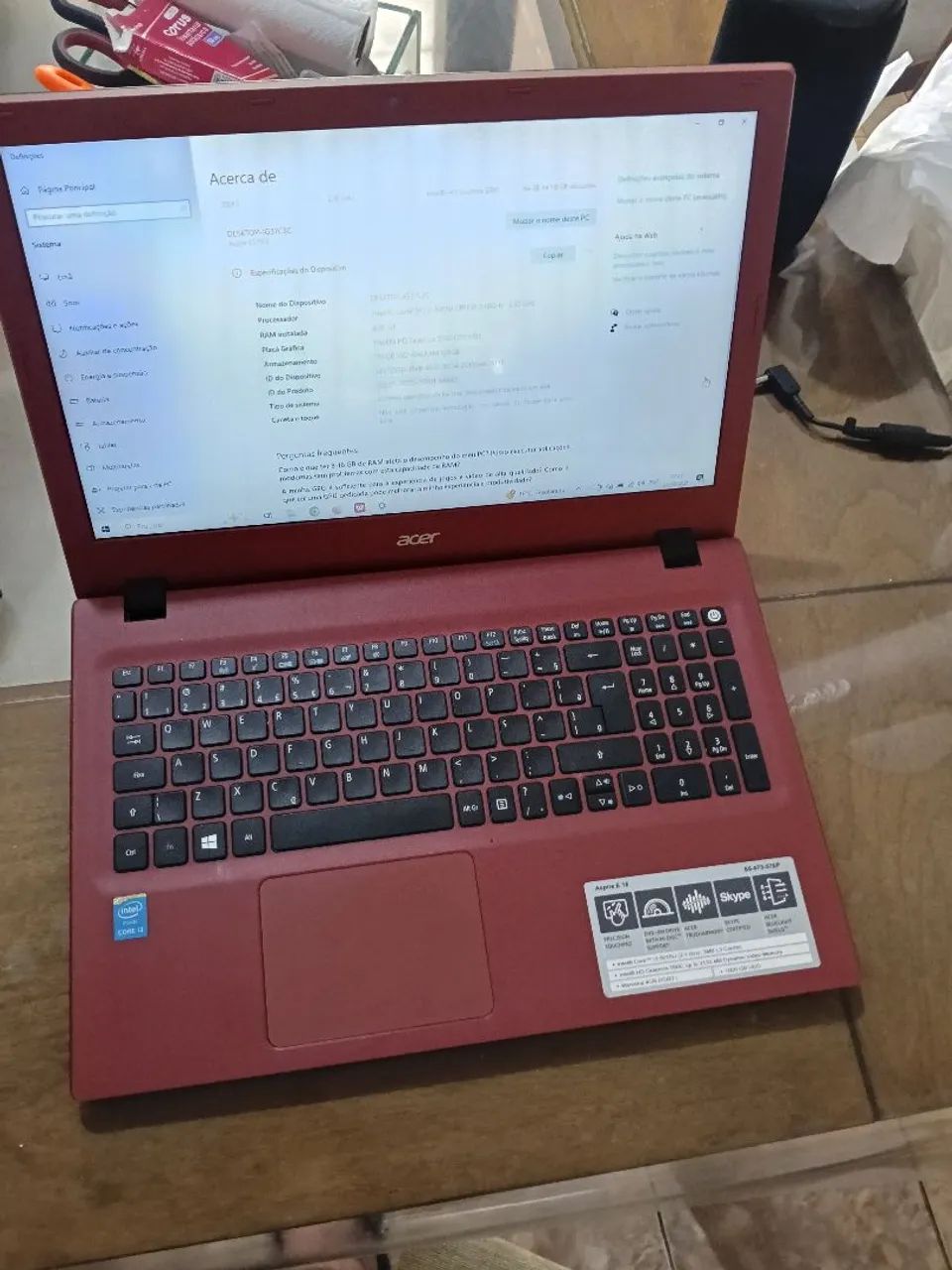 Notebook Accer 