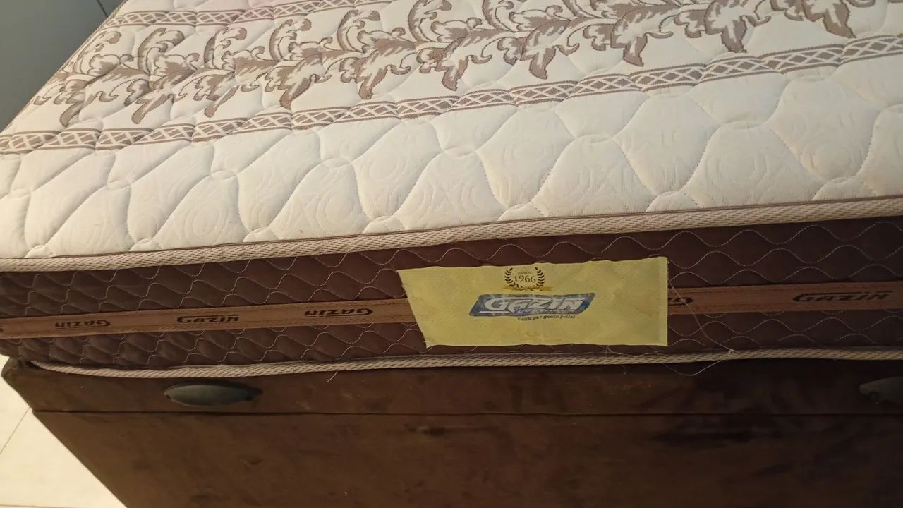 Cama box casal/ colchão  - Foto 5