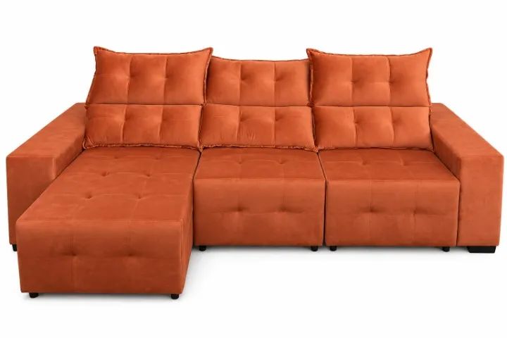 SOFA RETRATIL RECLINAVEL 2.65M DIRETO DA FABRICA - Foto 3
