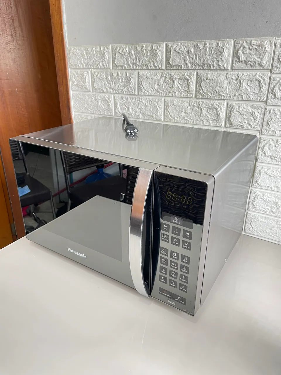 Microondas espelhados inox 32 l 127 V