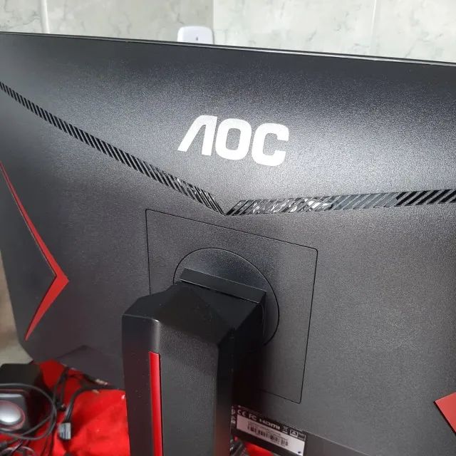 Monitor Gamer Para Retirada de Peças / Sucata - AOC 24G2/BK -  - Foto 5