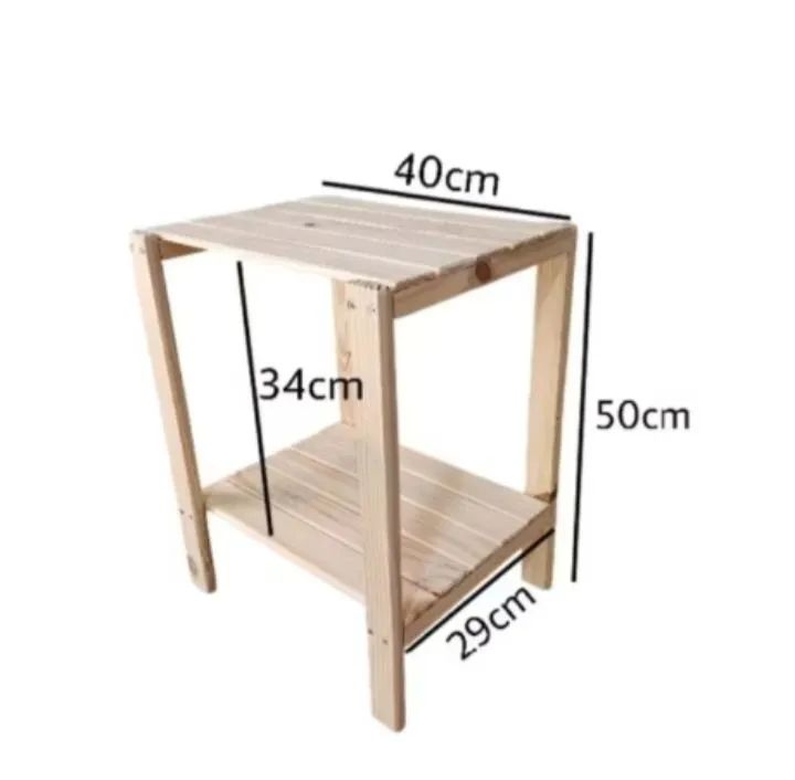 Mesa cabeceira multiuso de pinus - Foto 4