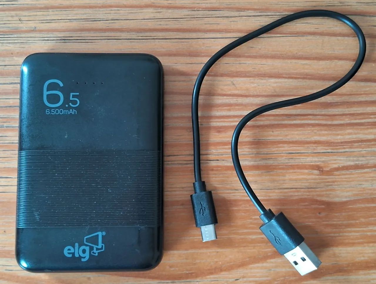 Bateria externa powerbank 6500 mAh micro usb
