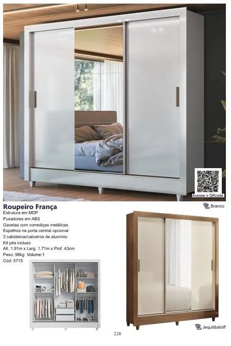 GUARDA ROUPA FRANÇA LANÇAMENTO 