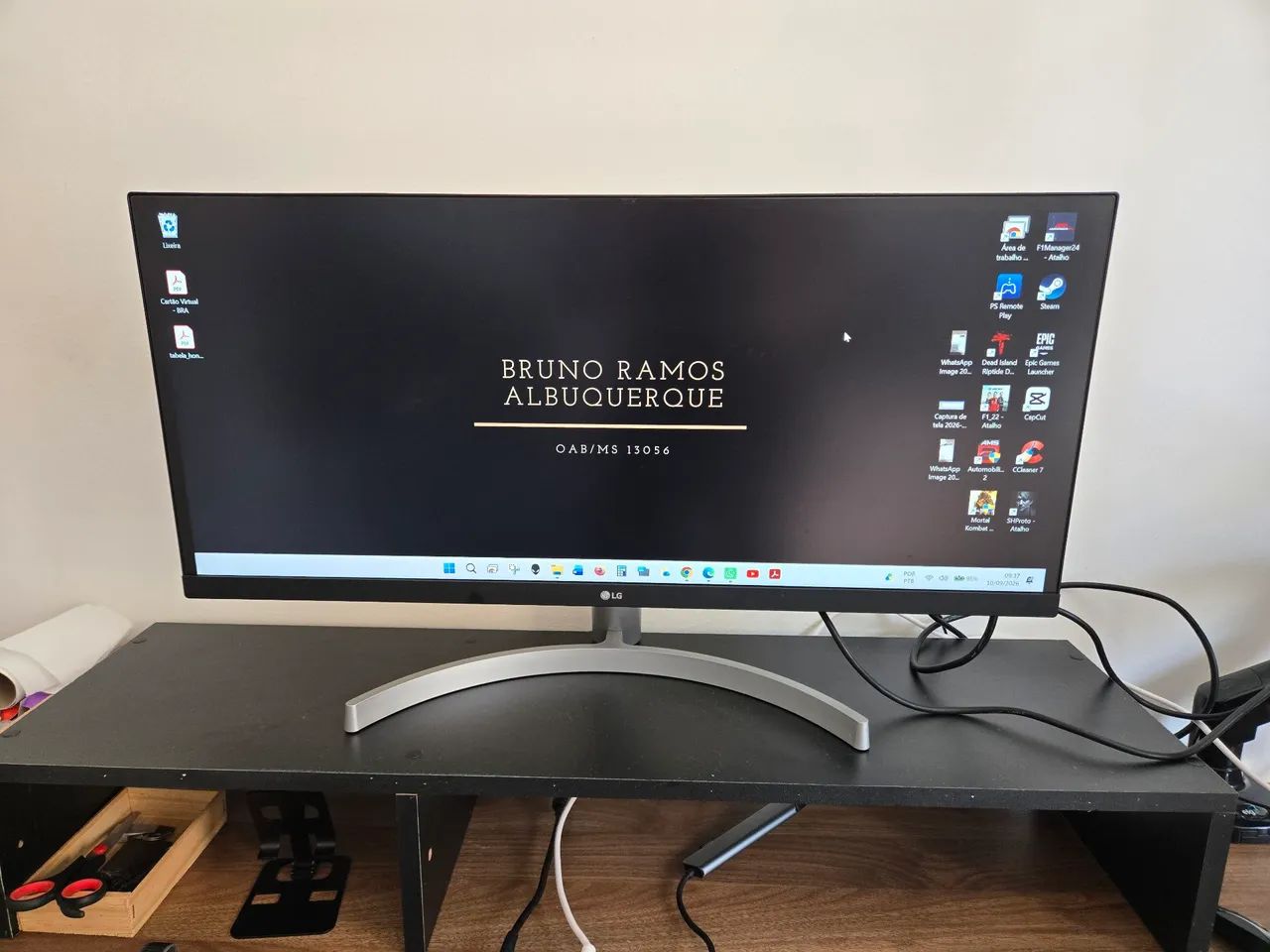 Monitor ultrawide LG 29'