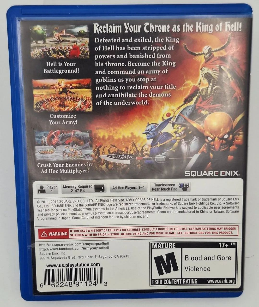 Army Corps of Hell - PS Vita - Foto 2