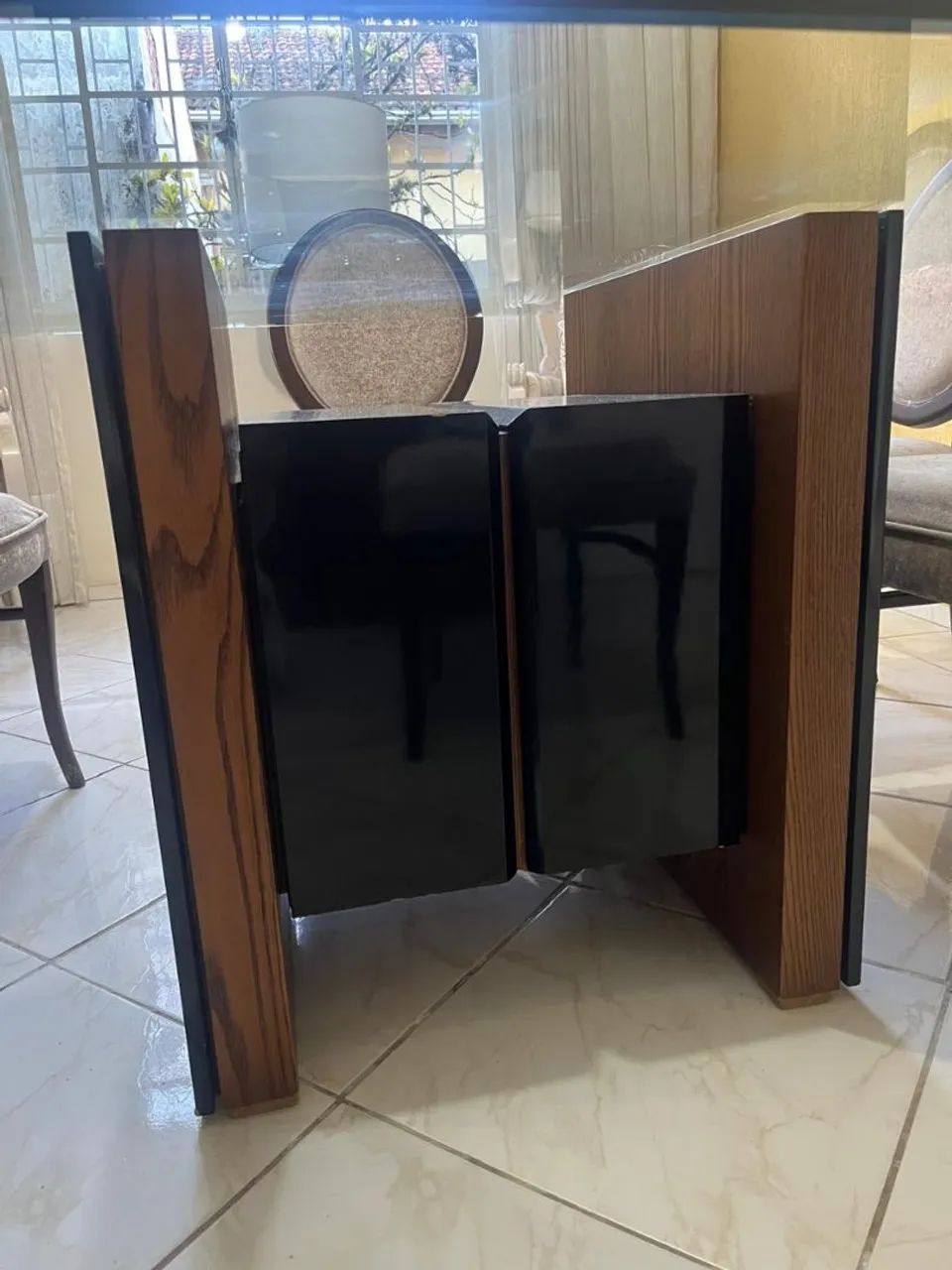 Mesa com tampo de vidro  - Foto 3