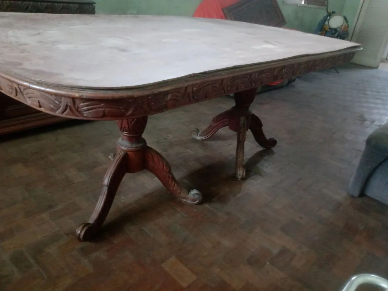 Vendo mesa de madeira de lei  - Foto 3