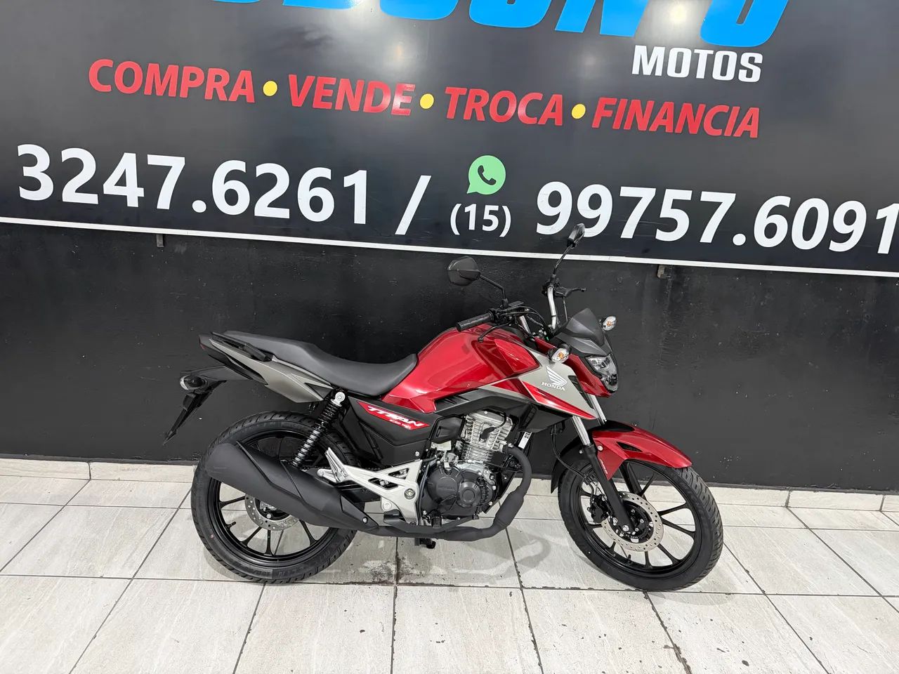 Honda Cg Titan 160c 0km já documentada e emplacada  - Foto 3