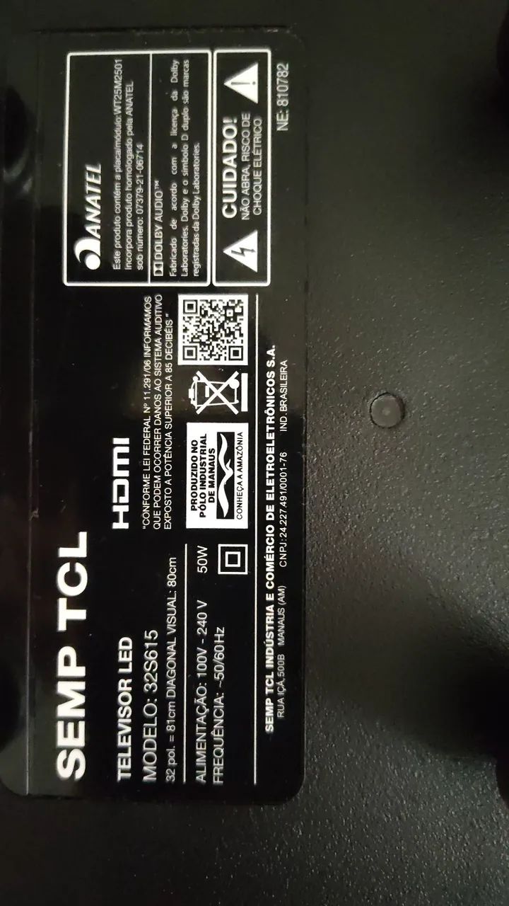 Tv 32 polegadas tcl com defeito, liga mais não mostra imagem  - Foto 3