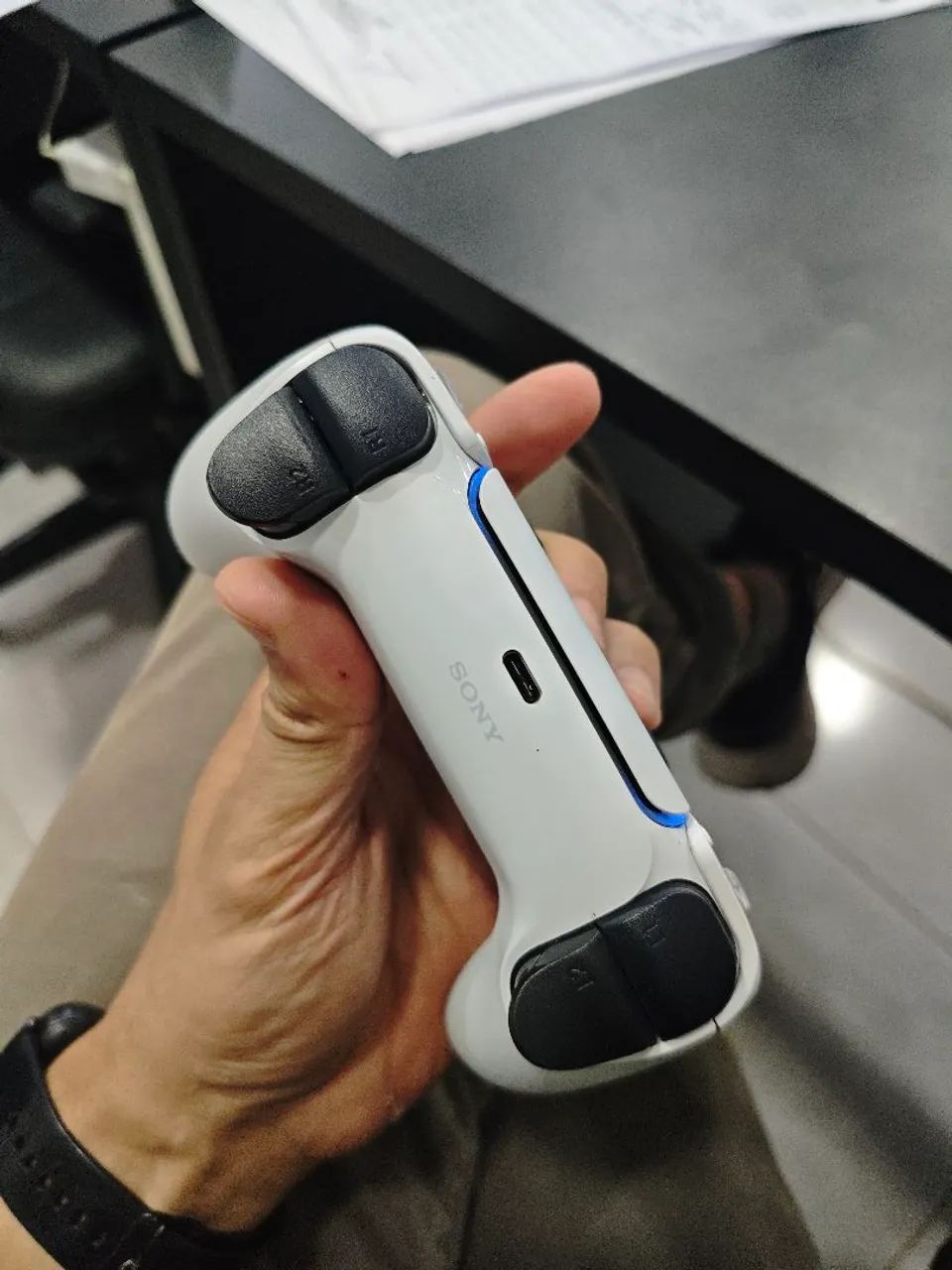 Controle PS5 DUAL SENSE BRANCO - Foto 2