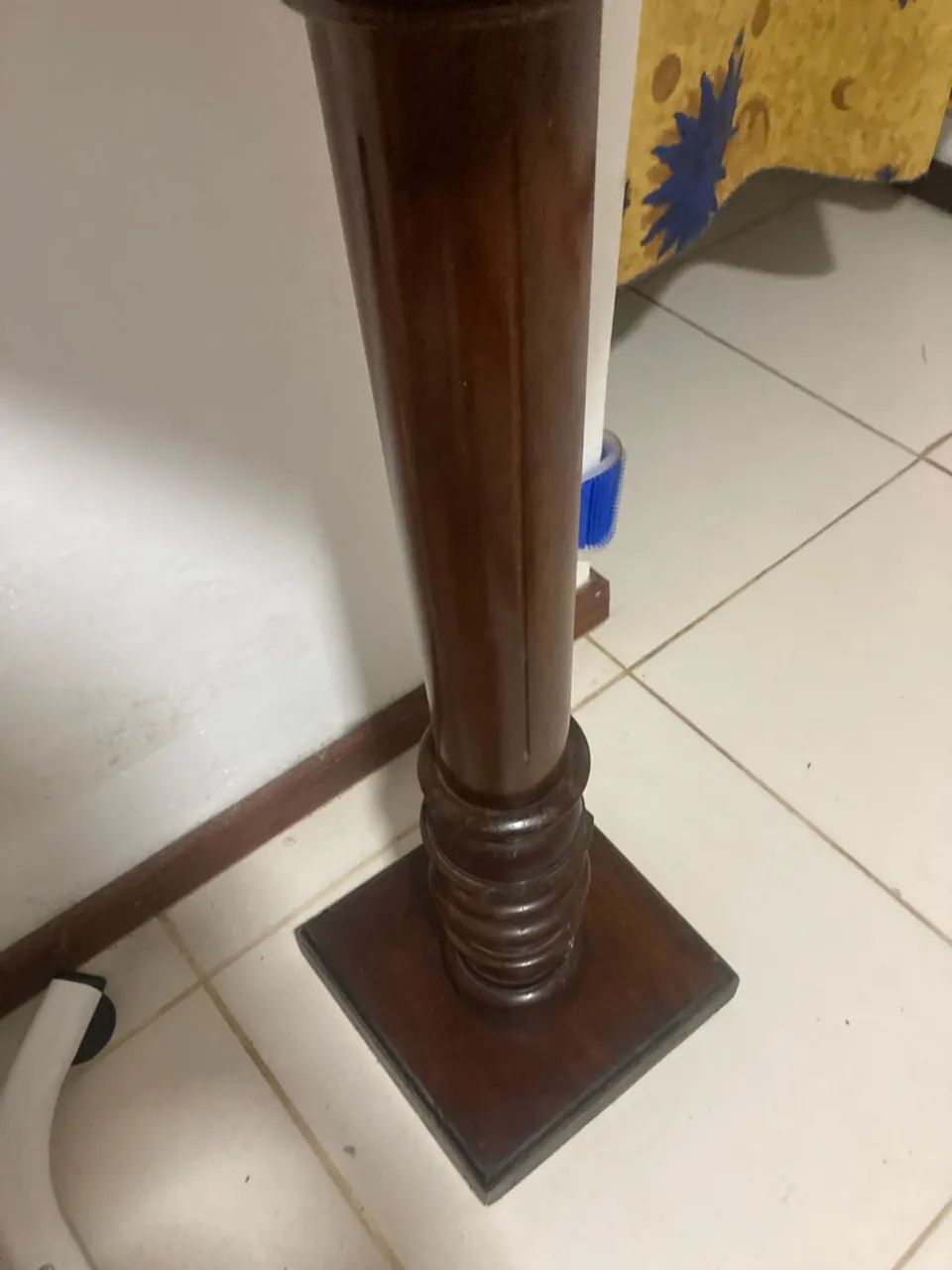 Mesa alta madeira - Foto 4
