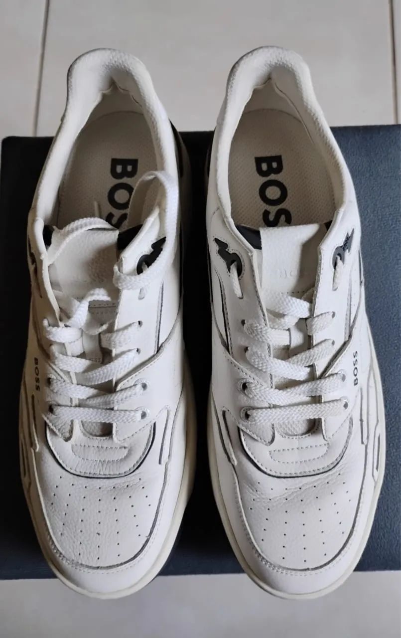 Tênis Hugo Boss Em Couro - Foto 3