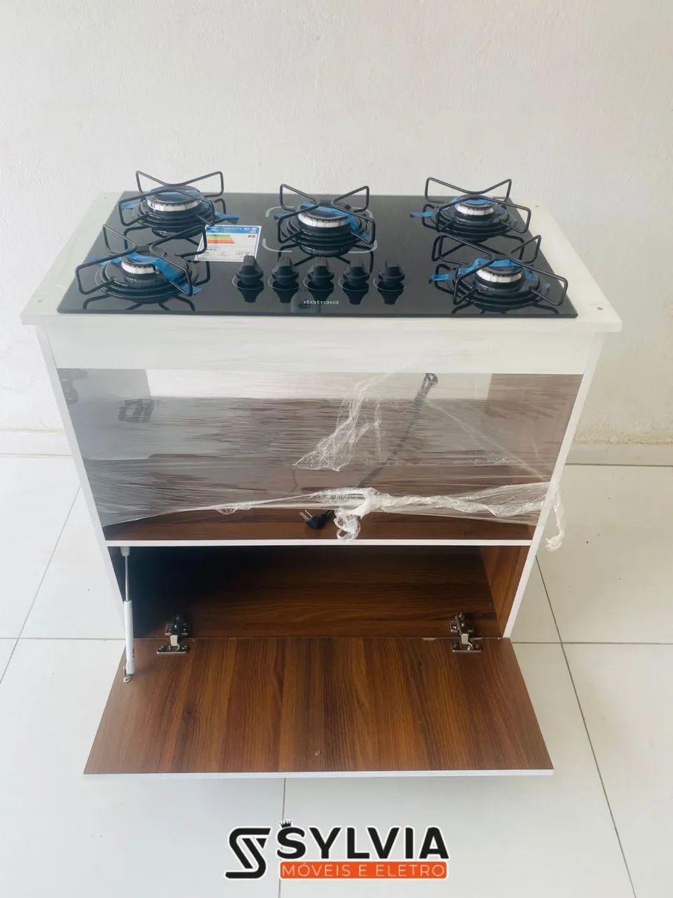 Fogão cooktop 5 bocas + móvel  - Foto 4