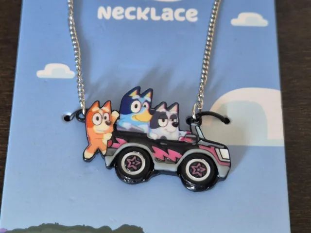 Colar Com Pingente Bluey. Her. Original. Novo! - Foto 3