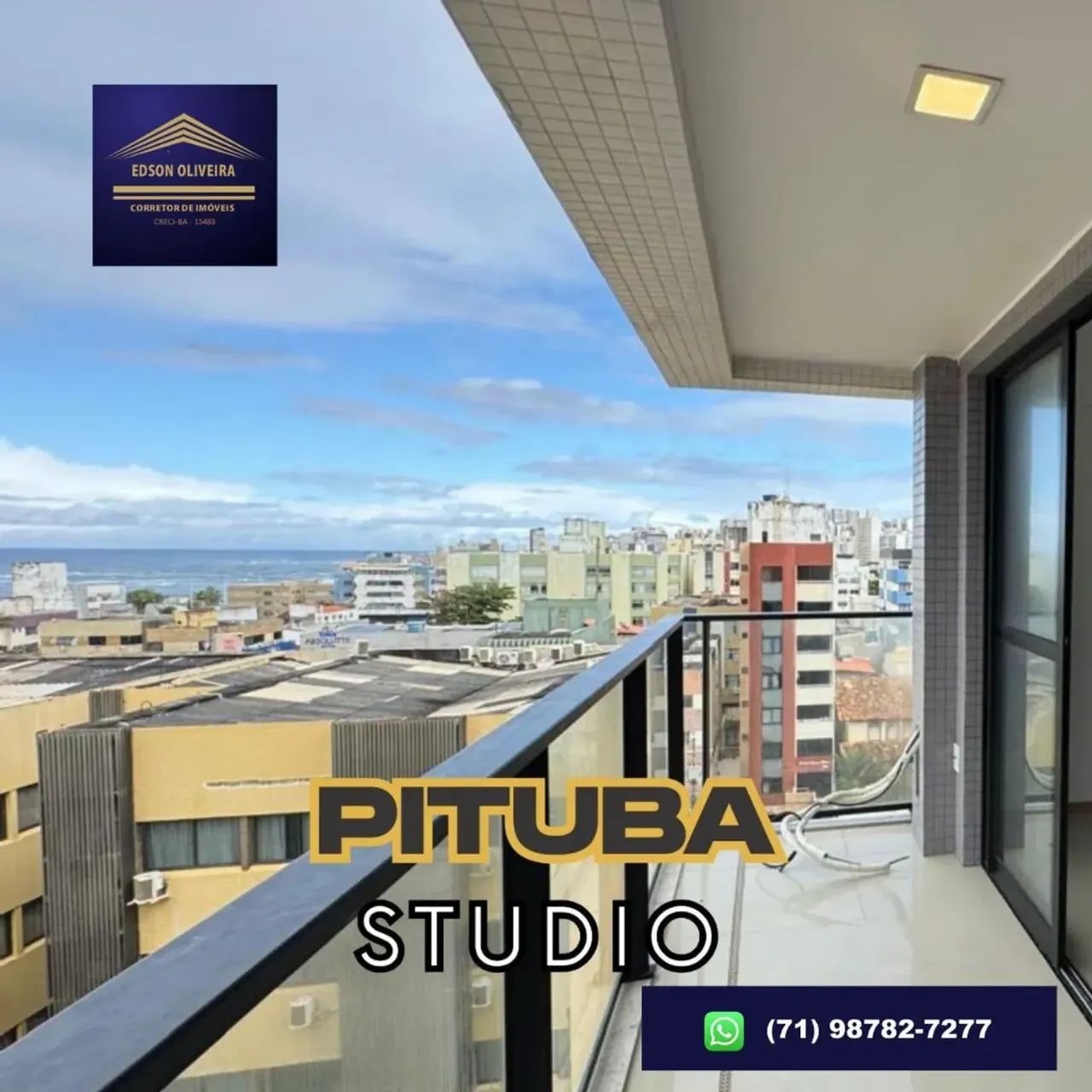 APARTAMENTO TIPO STUDIO 1 QUARTO, 29M², NA PITUBA
