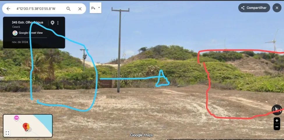 Vendo 2 lotes da Praia das Fontes cada um 20x35m 