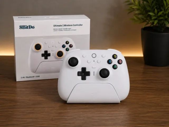 Controle 8BitDo Ultimate 2 Wireless Branco (LACRADO)