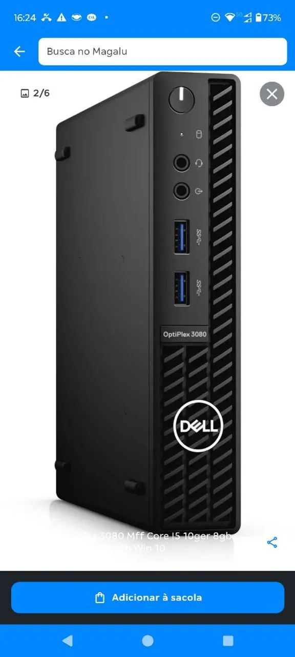 Dell optiplex 3080 I 5 10 geração. - Foto 2