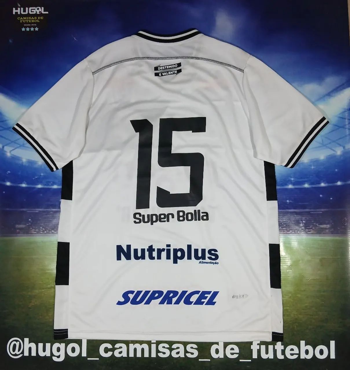 Camisa do XV de Piracicaba 2015 Super Bolla #15 de jogo Tamanho GG  - Foto 3