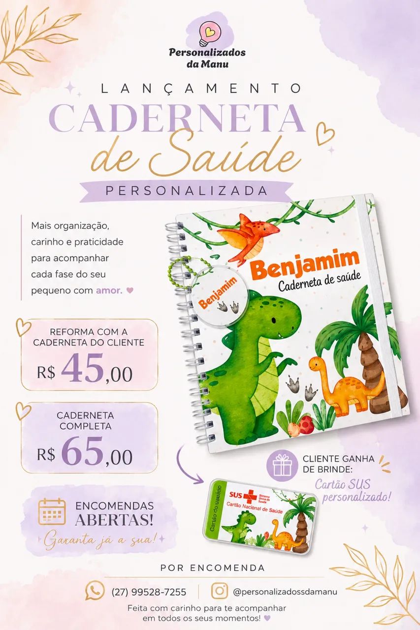 Agendas personalizadas e cadernetas de saúde  - Foto 5