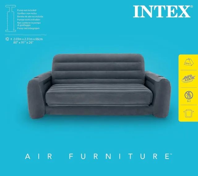 SOFÁ CAMA DE LUXO INFLÁVEL - Foto 3