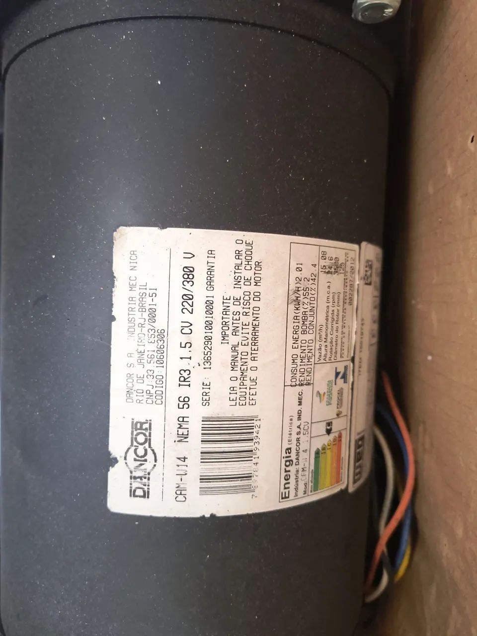 Bomba centrífuga Dancor 1,5 cv nova - Foto 2