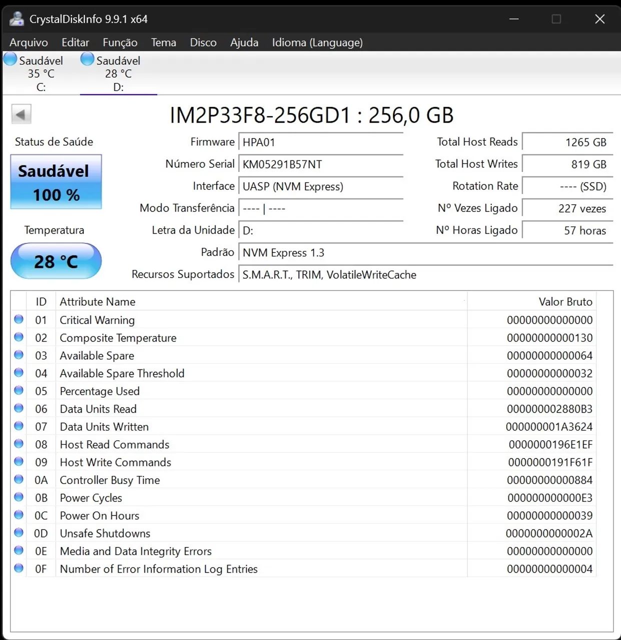 SSD NVME M2 256gb HD Pc Notebook - Foto 3