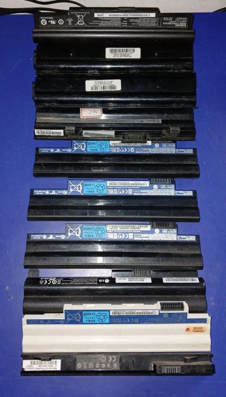 Lote com 10 baterias de notebooks - Diversas - Lacradas - Foto 2