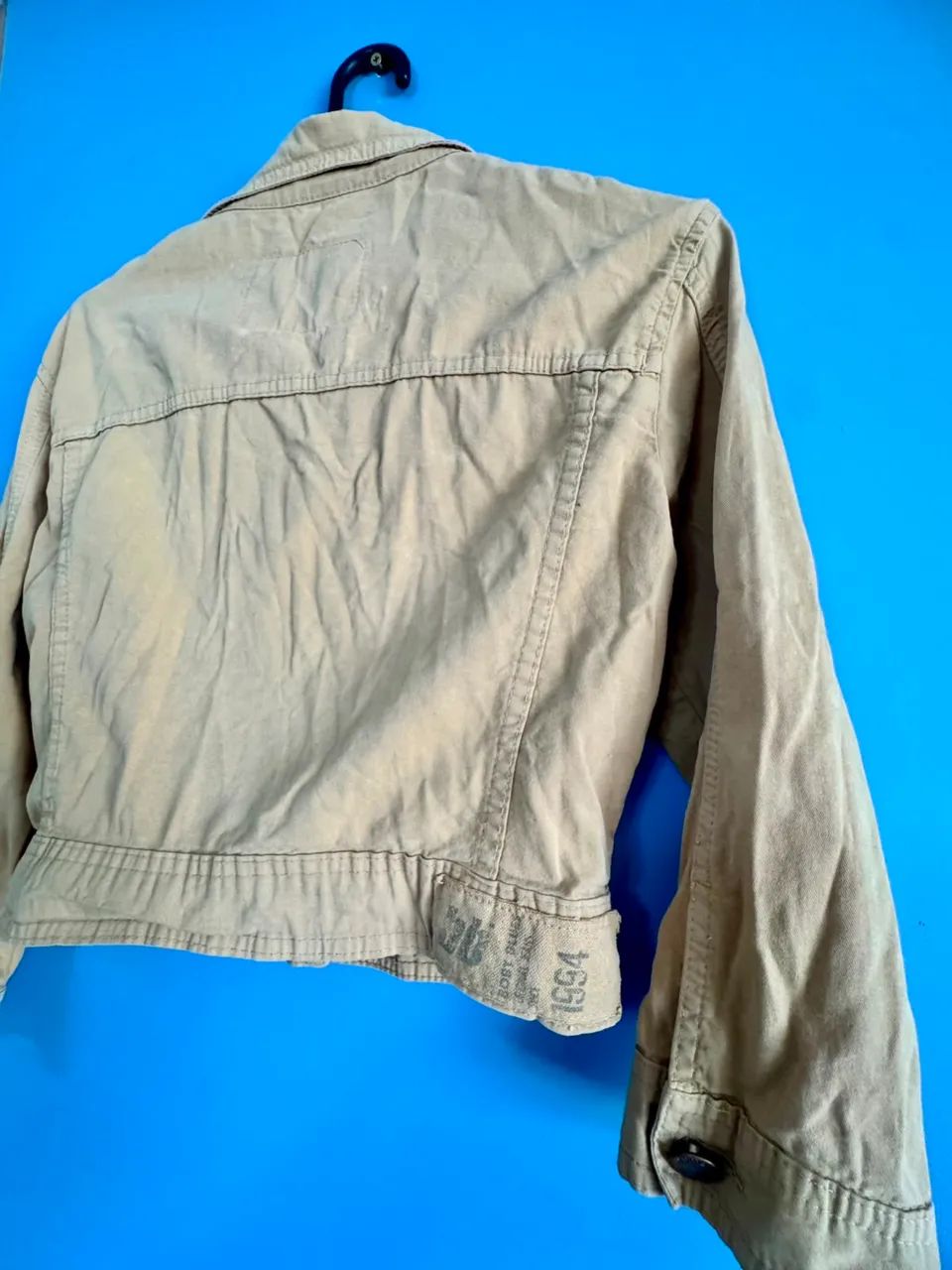 Jaqueta jeans amarela TAM 40 - Foto 4