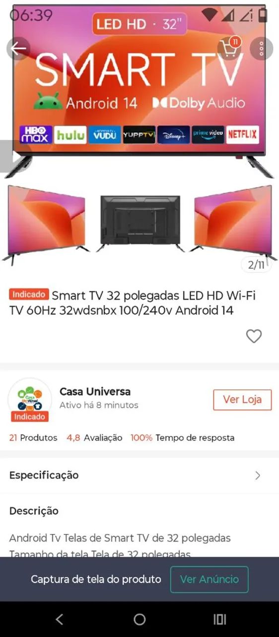 Tv 32 polegadas  - Foto 2