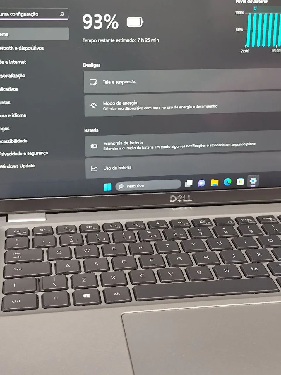 NOTEBOOK DELL i5 11ª/8GB RAM/256GB SSD/TELA TOUCH SCREEN  - Foto 3