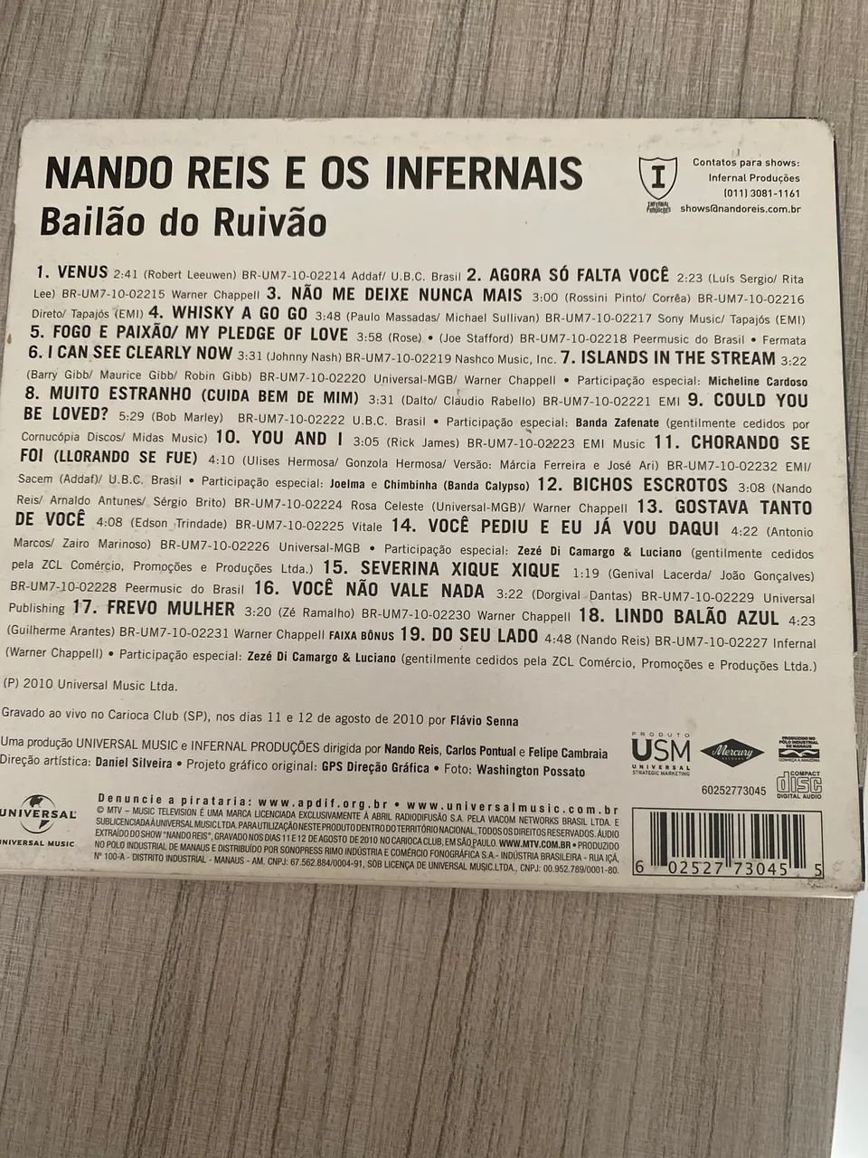 CD Nando Reis- Bailão do Ruivão - Foto 3