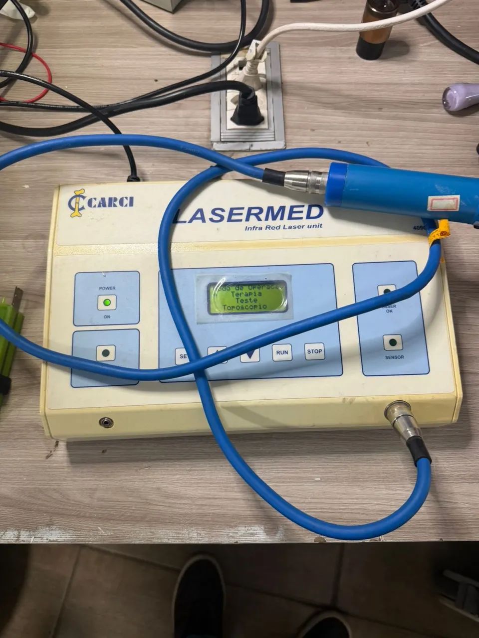 Aparelho laser fisioterapia carci